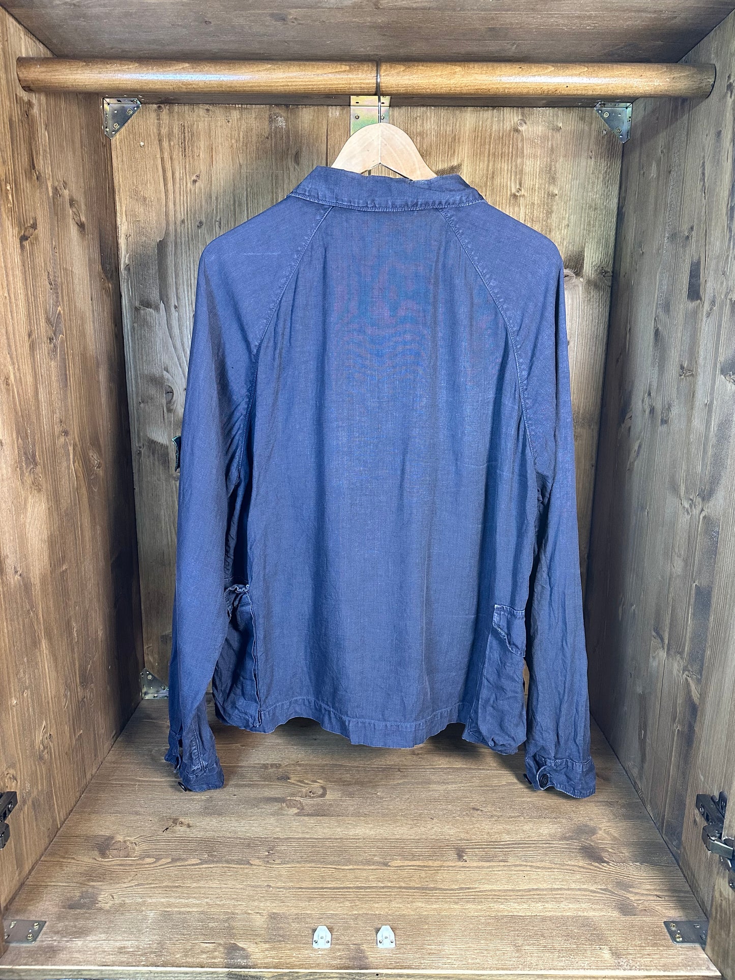 SS99 BLU COTTON LIGHT JACKET