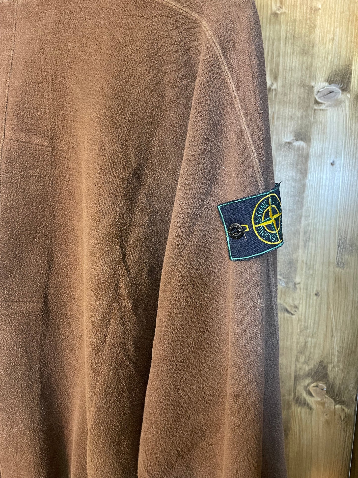 1988 Teddy fleece turtleneck brown