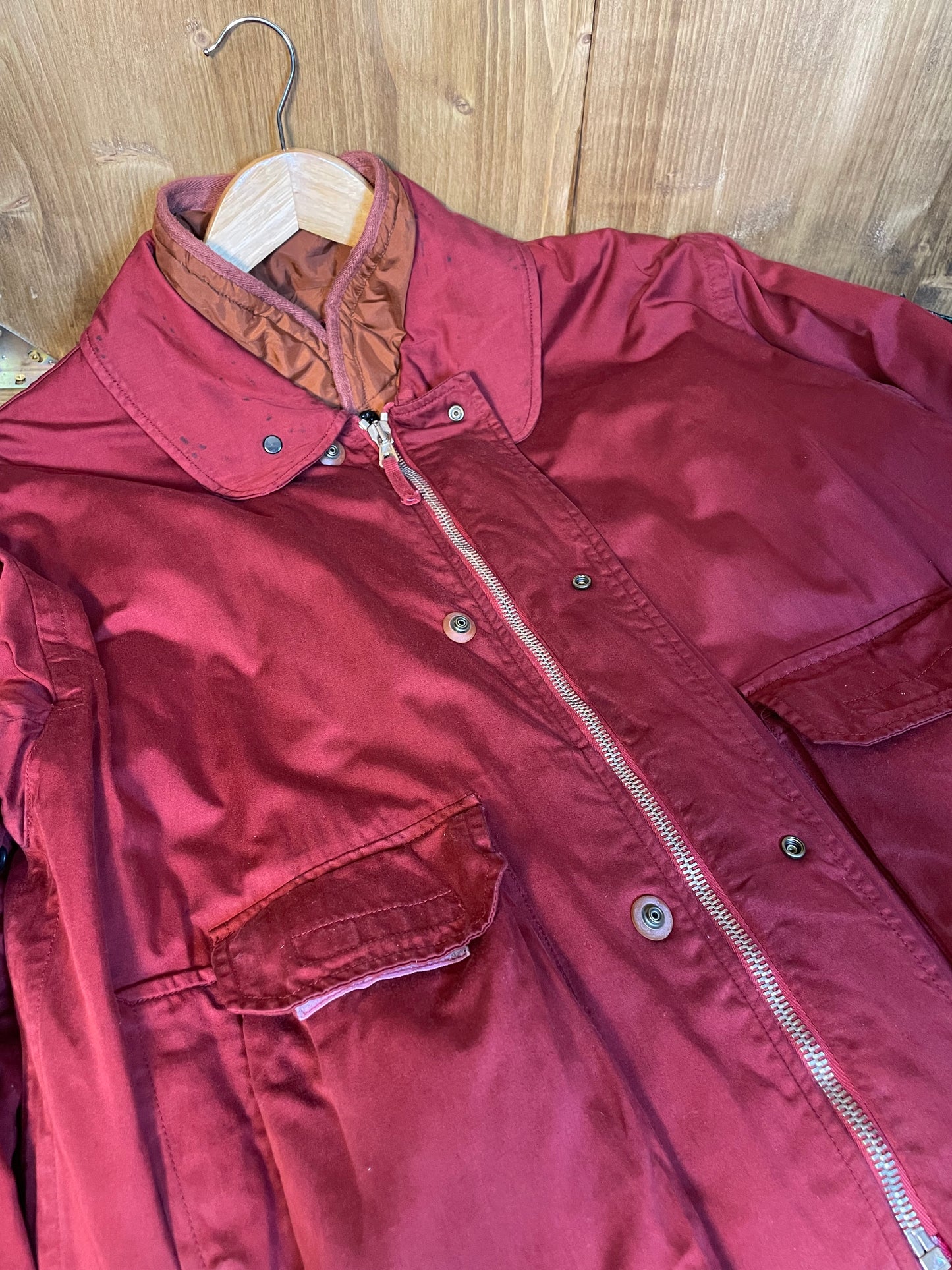 1992 Raso Gommato burgundy bomber