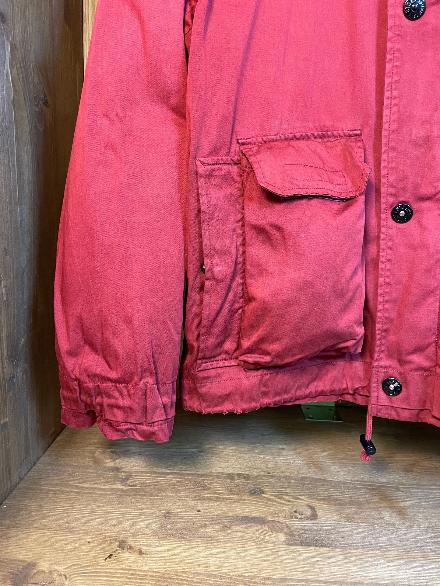 1992 Raso Gommato burgundy bomber