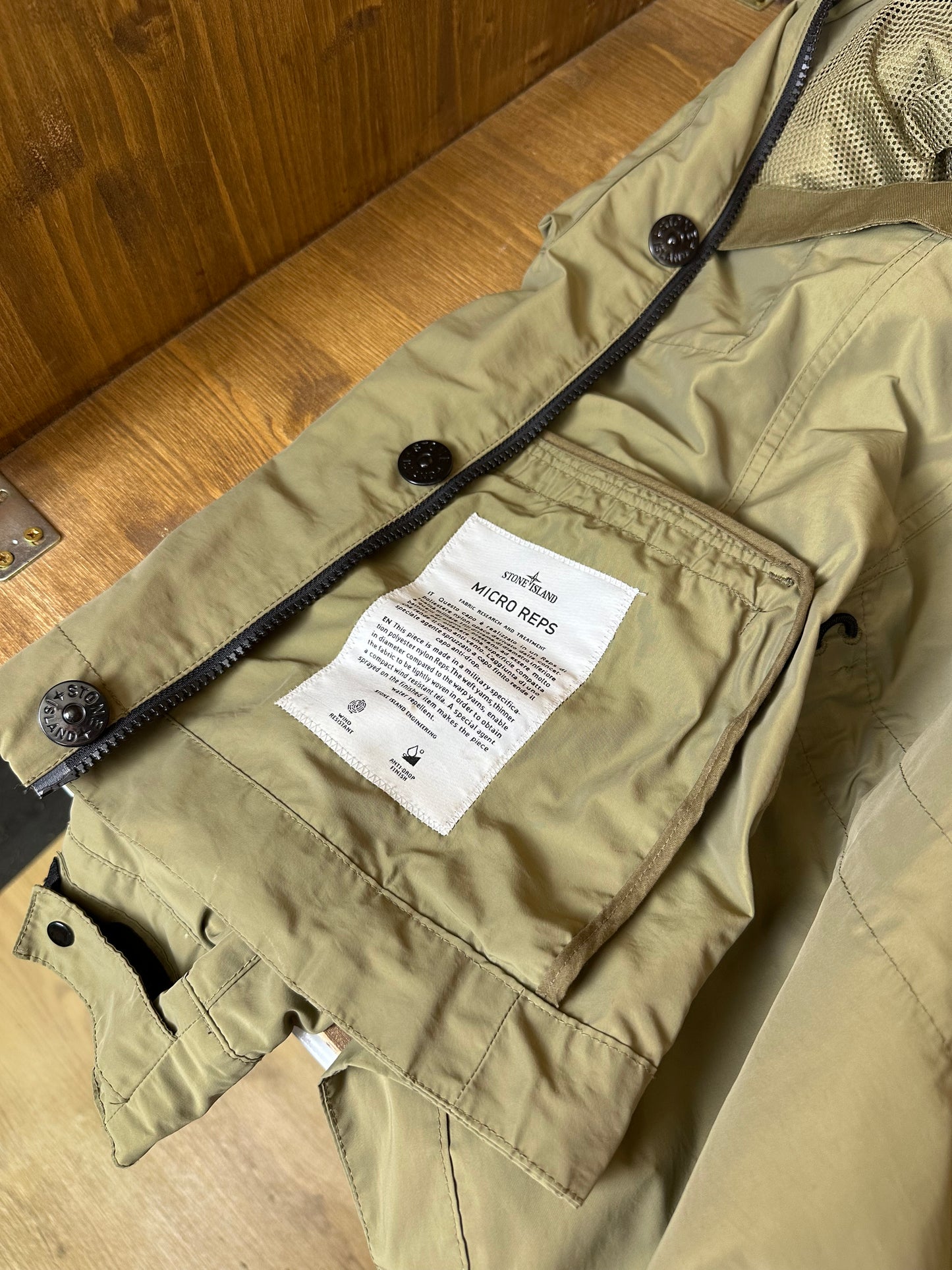 SS17 MICRO REPS FIELD JACKET in Light Brown