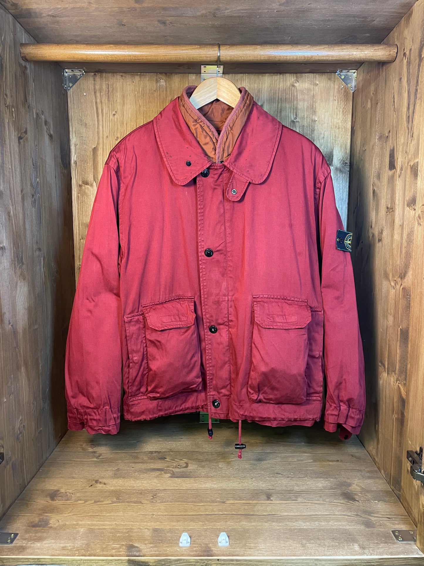 1992 Raso Gommato burgundy bomber