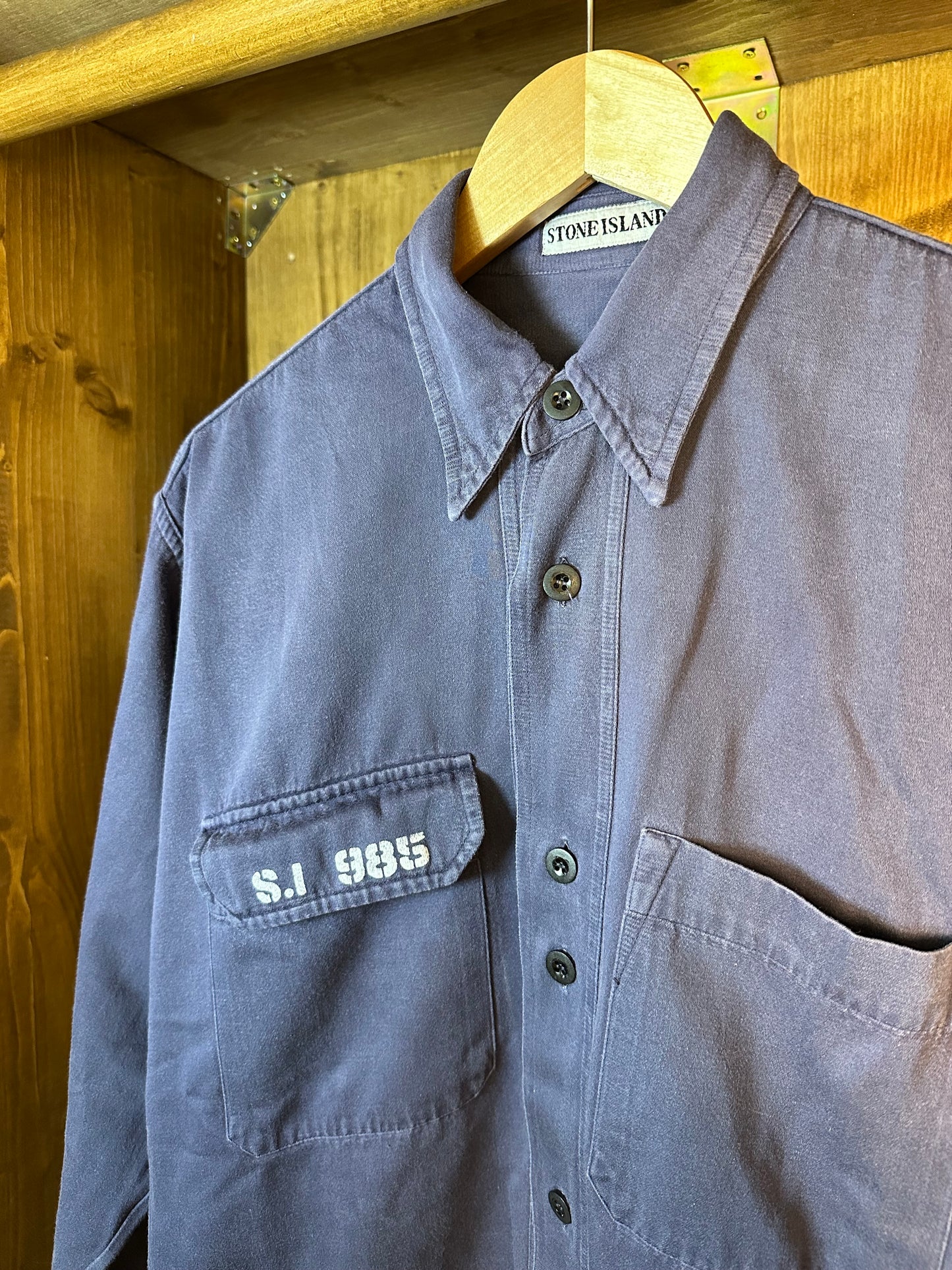 1985 BLU COTTON SHIRT