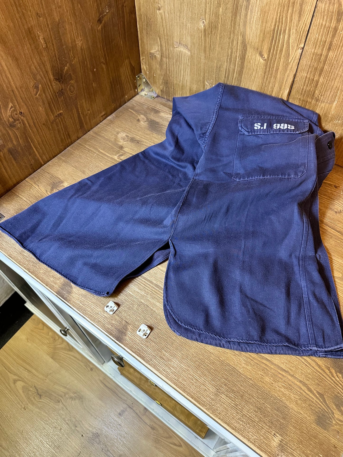 1985 BLU COTTON SHIRT