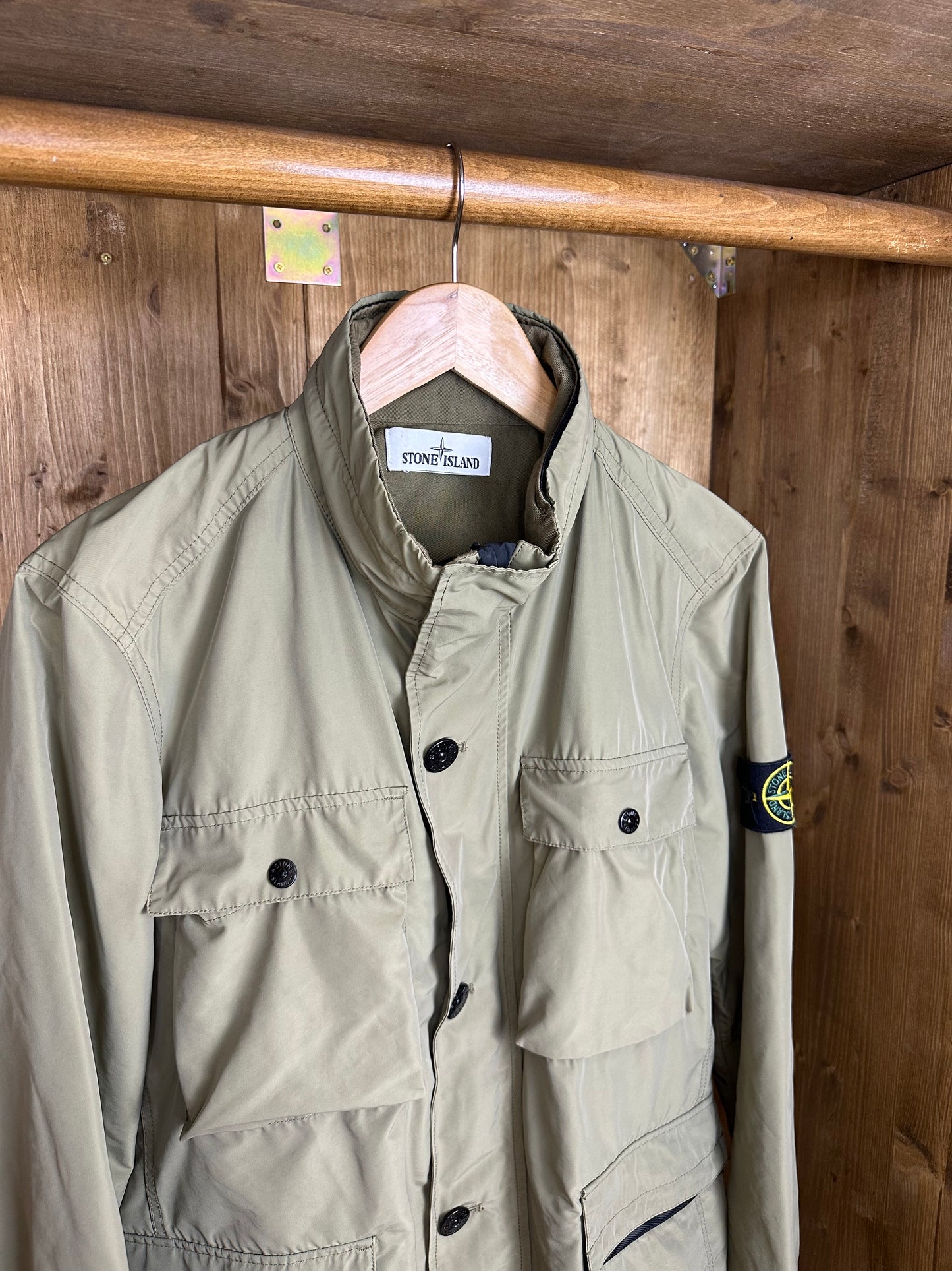 SS17 MICRO REPS FIELD JACKET in Light Brown