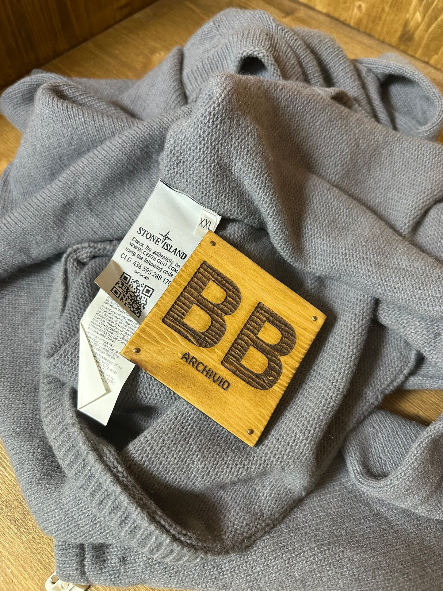 GREY WOOL SWEATER