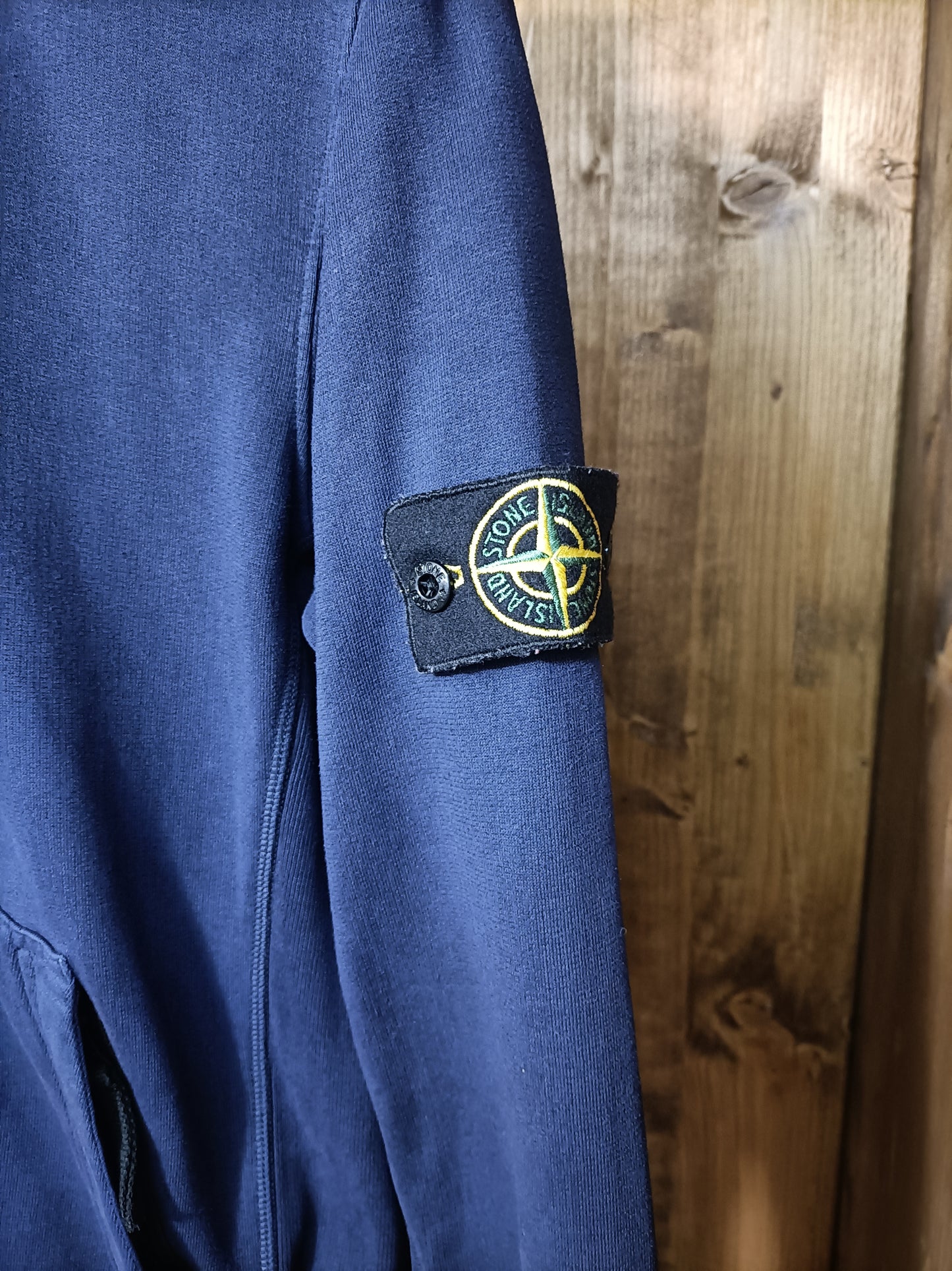 Zip hoodie blu