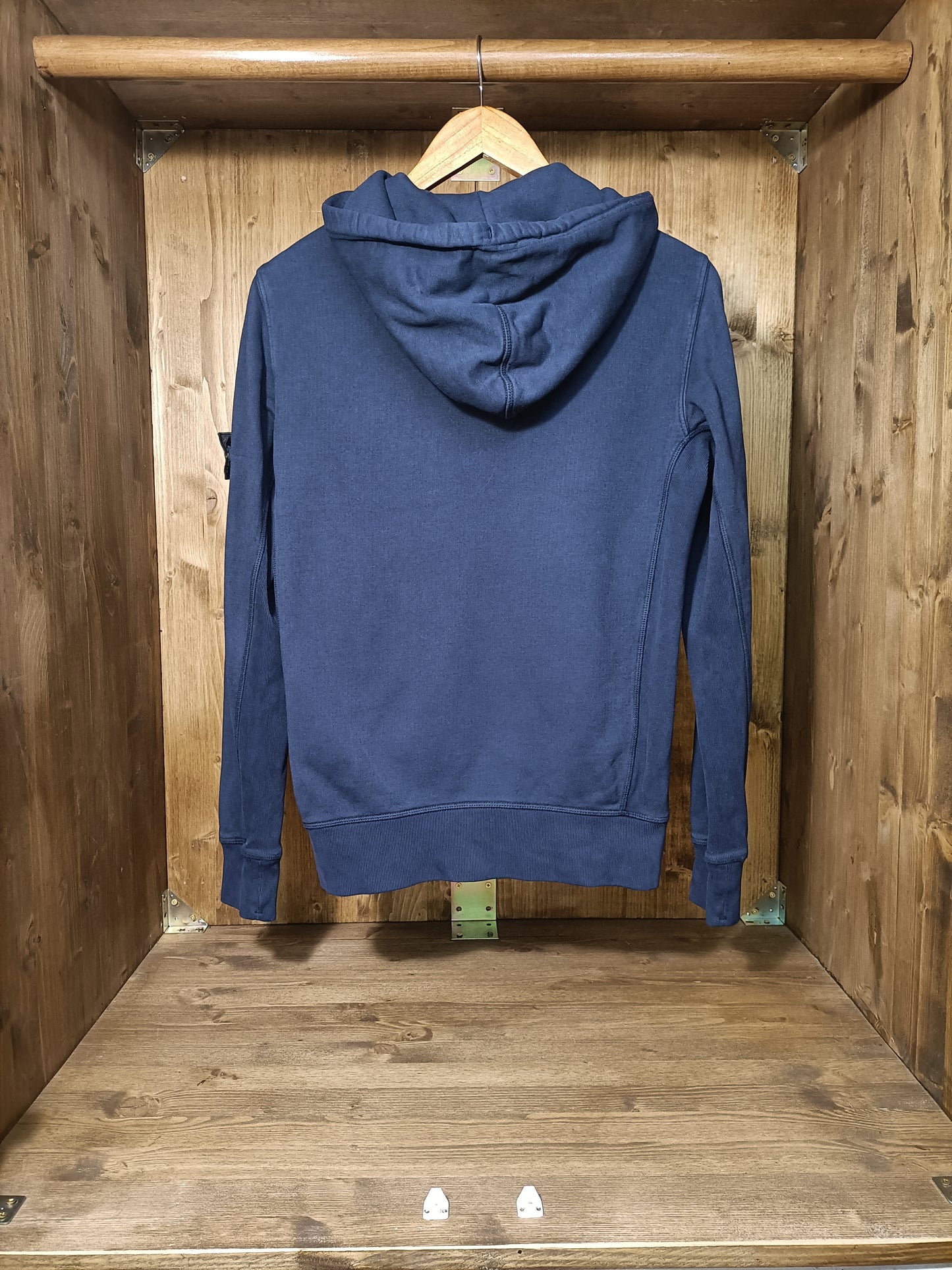 Zip hoodie blu