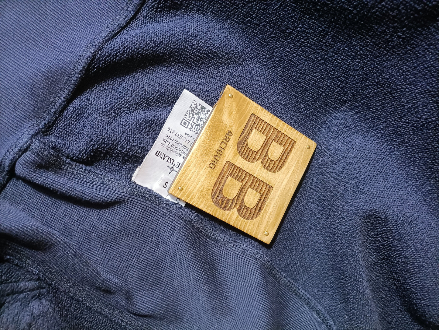 Zip hoodie blu