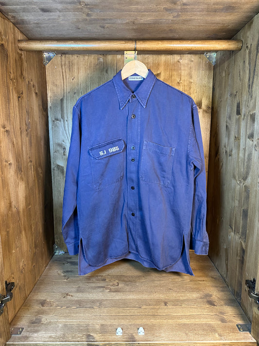 1985 BLU COTTON SHIRT