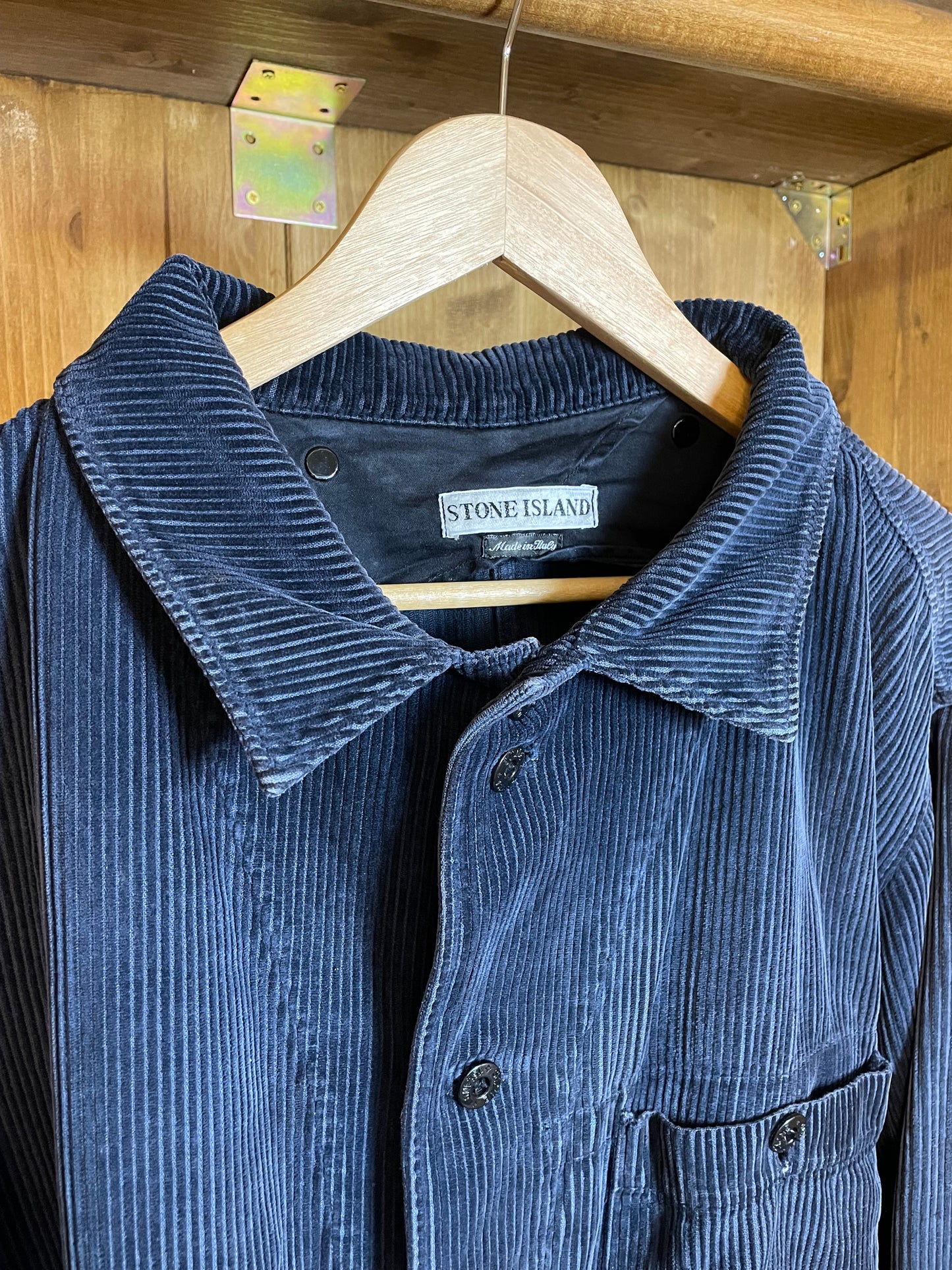 1996 Blu corduroy overshirt