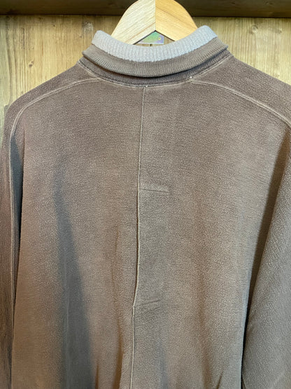 1988 Teddy fleece turtleneck brown